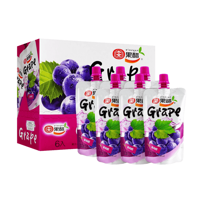 Grape Vinegar Drink 4.73 fl oz*6bags