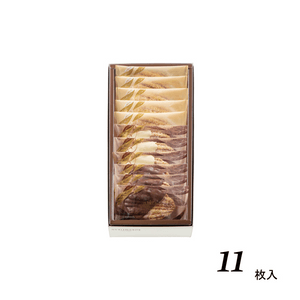 [일본 직송] 로쿠메이칸 잎초코파이 (11개)