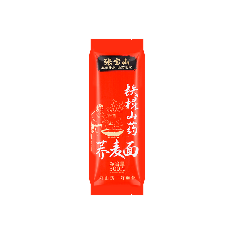 張寶山 鐵棍山藥蕎麥麵 300g【低脂高蛋白 夏日健康速食麵】 5