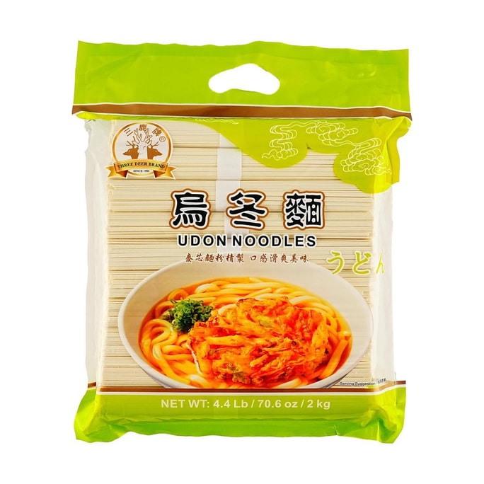 泰國Three Deer Brand三鹿牌 烏龍麵 乾麵 2kg
