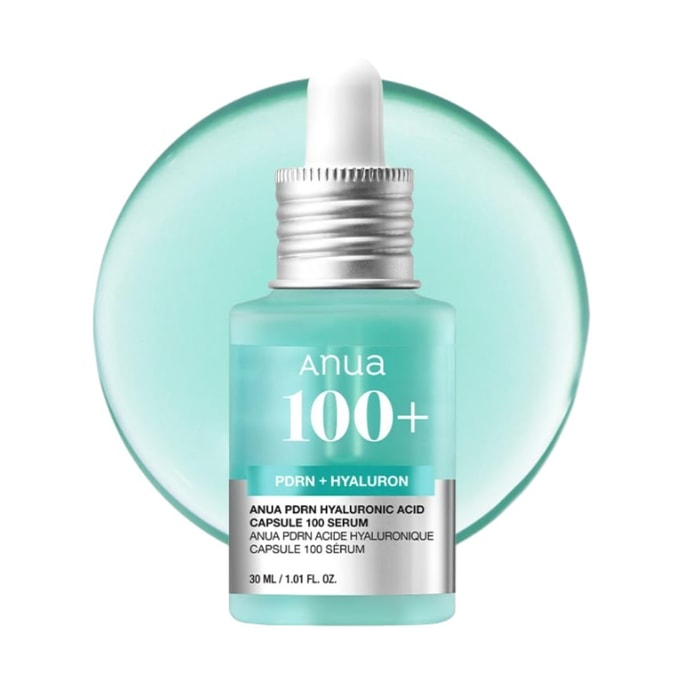 [미국 직배송] 한국산 ANUA PDRN 히알루론산 캡슐 세럼 (100-30ml)