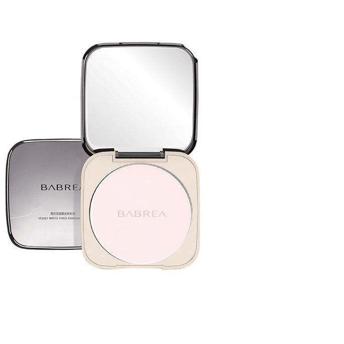 [중국 직배송] 바베라 라지 파우더 파운데이션, 유분 조절, 오래 지속되는 브라이트닝 세팅 파우더, 비비드 퍼플 16g*1박스