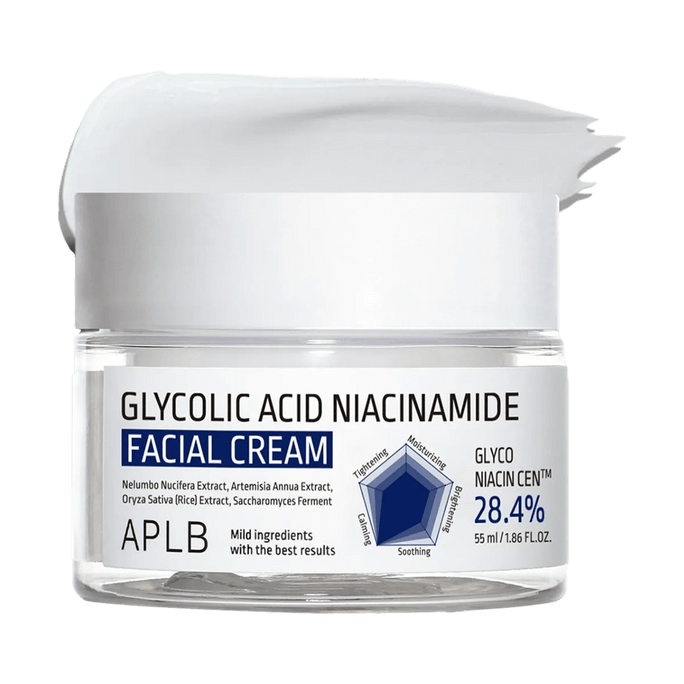 Glycolic Acid Niacinamide Facial Cream, 1.86 fl.oz.