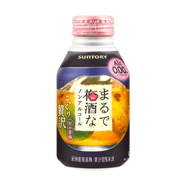 日本SUNTORY三得利 無酒精梅子酒 碳酸飲料汽水 280ml