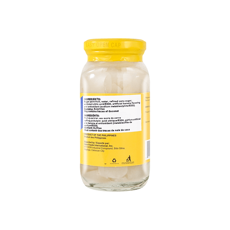 菲律宾BUENAS 糖水棕榈果罐头 340g【开盖即食】【可用于烘焙、甜品、蛋糕奶茶小料】 3