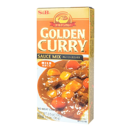 S&B GOLDEN Curry Sauce Mix Mild 100g