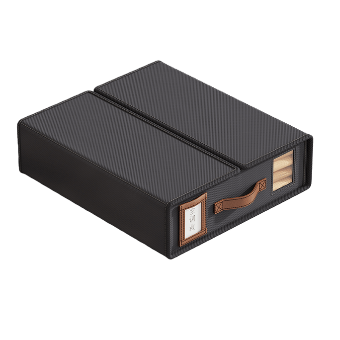  Bedding Storage Box Quad-Piece Storage Set Foldable Storage Box for Sheets and Duvet Covers 1 Piece Black