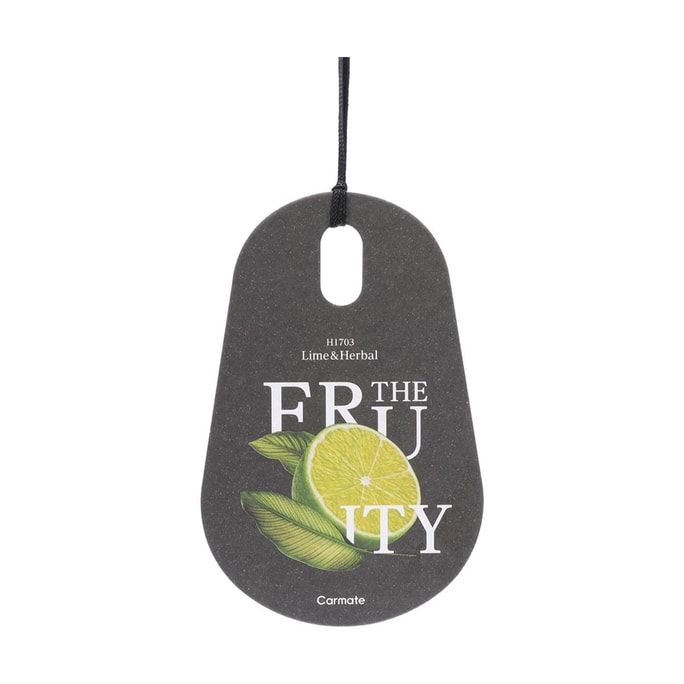 THE FRUITY HANGING AIR FRESHNER LIME & HERBAL
