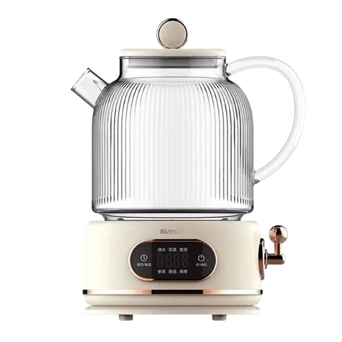 【中國直郵】 柏意 恆溫養生壺煮茶壺燒水壺 1200ml 110V 配茶漏+燉盅