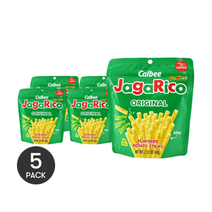 JagaRico Potato Sticks Original Flavor, 2.12oz *5【5 Packs】【Japan Trendy】