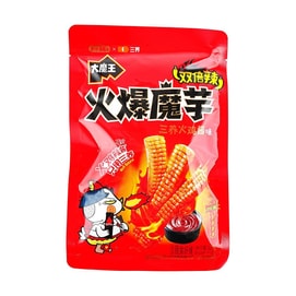 盐津铺子 大魔王 火爆魔芋爽 三养火鸡面酱味 180g【双倍辣!!脆弹劲爽】