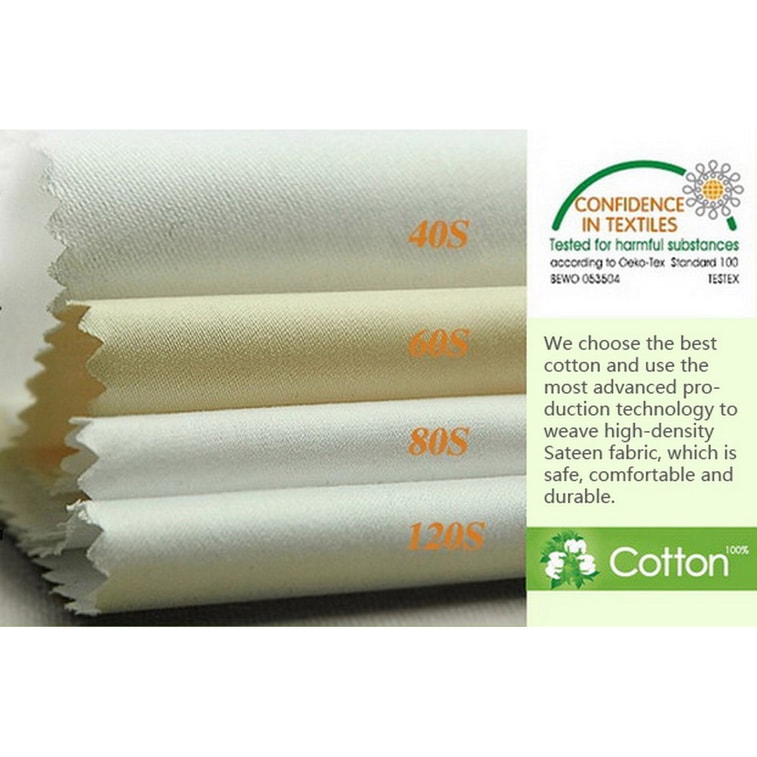 J.F.AMIEE 纯棉埃及棉800根高档长绒棉 正反两色被套三件套 被套枕套 玫瑰红/卡其 Queen/King 16