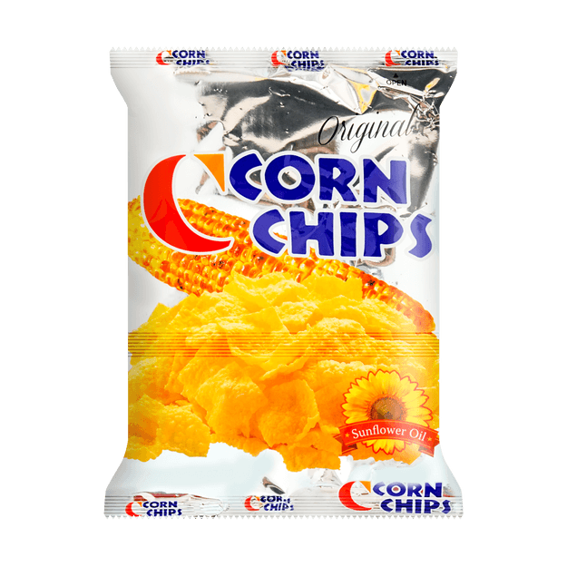 韩国CROWN皇冠 CORN CHIPS烤玉米片 70g 亚米