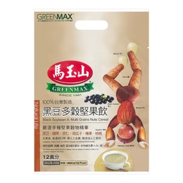 검은콩 & 잡곡 견과류 음료 믹스 - 12팩, 12.7oz
