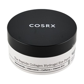 韓國COSRX珂絲艾絲 勝肽膠原蛋白水凝膠眼膜 60貼入 延緩老化 提拉緊緻 彈潤淡紋 補水舒緩消腫 提亮眼周