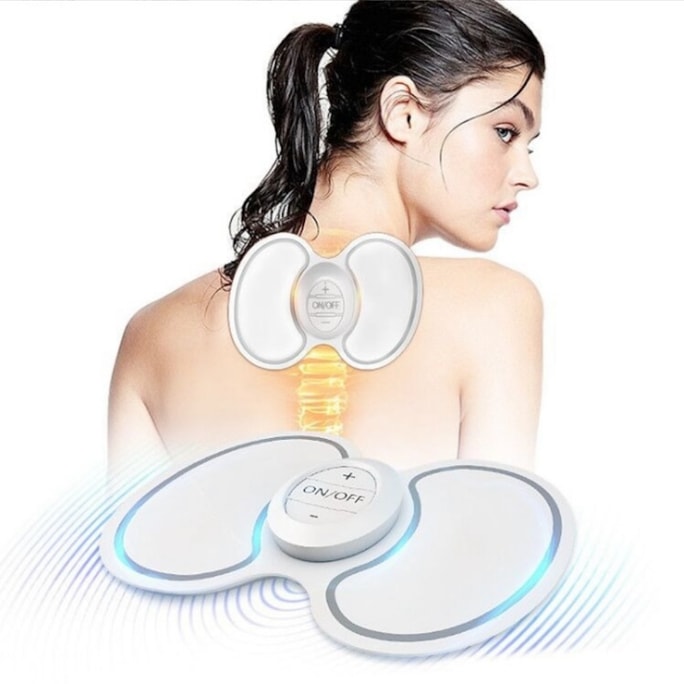 【中国空运直邮】 OSTO 奥斯拓  usb迷你按摩贴颈椎按摩仪家用多功能全身穴位肩部腰部理疗仪 学习工作调节神器 舒缓疲劳套装(5片装)