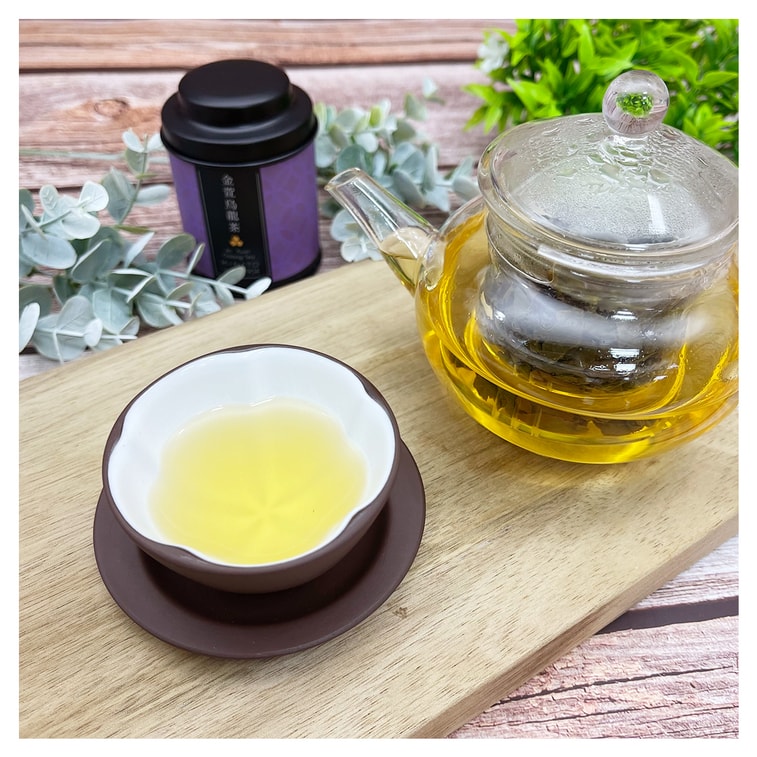 [台灣直郵]茶粒茶 原片茶葉 Mini黑罐 金萱烏龍茶 25g 5