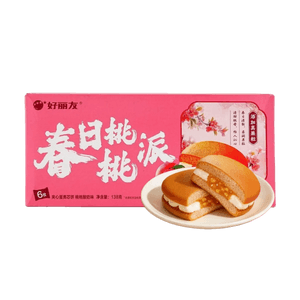 Spring Peach Yogurt Flavor Cake Pie , 6pieces 4.86 oz