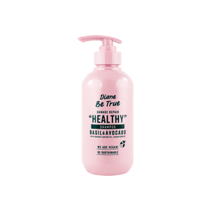 日本DIANE黛丝恩 DIANE BE TRUE 纯素角蛋白罗勒牛油果修复洗发水 深层滋养 舒缓头皮 400ml 修复烫染受损 抚平干枯毛躁