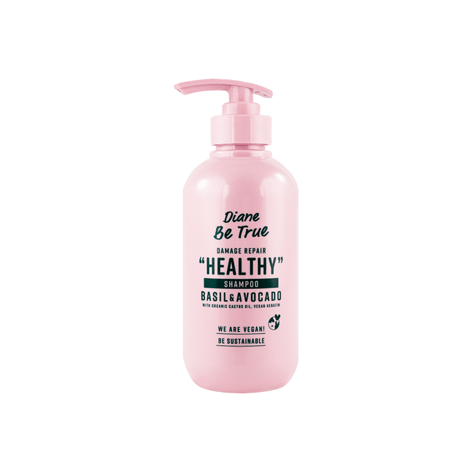 DIANE BE TRUE Damage Repair Healthy Shampoo Basil Avocado 400ml