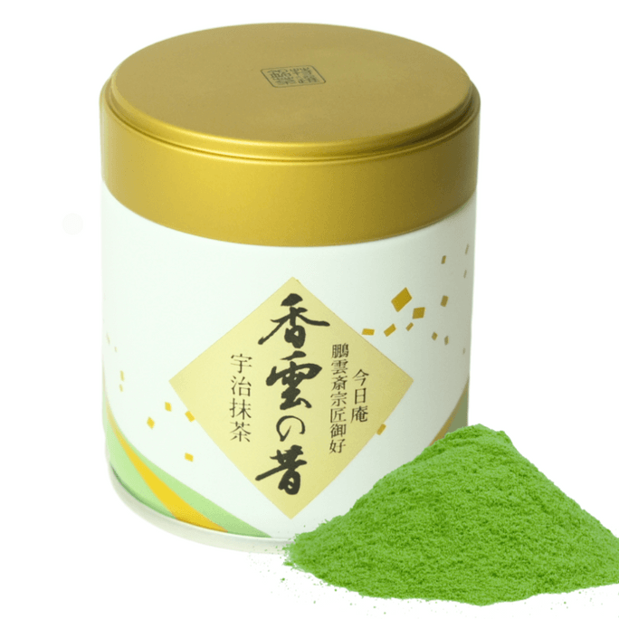 【日本直邮】矢野制茶场 罐装宇治抹茶粉 40g 香雲の昔