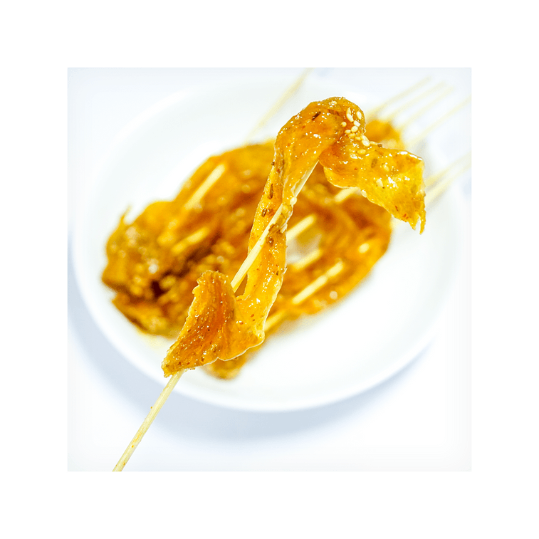 달콤하고 매운 참깨 콩 꼬치, 5.11oz 4