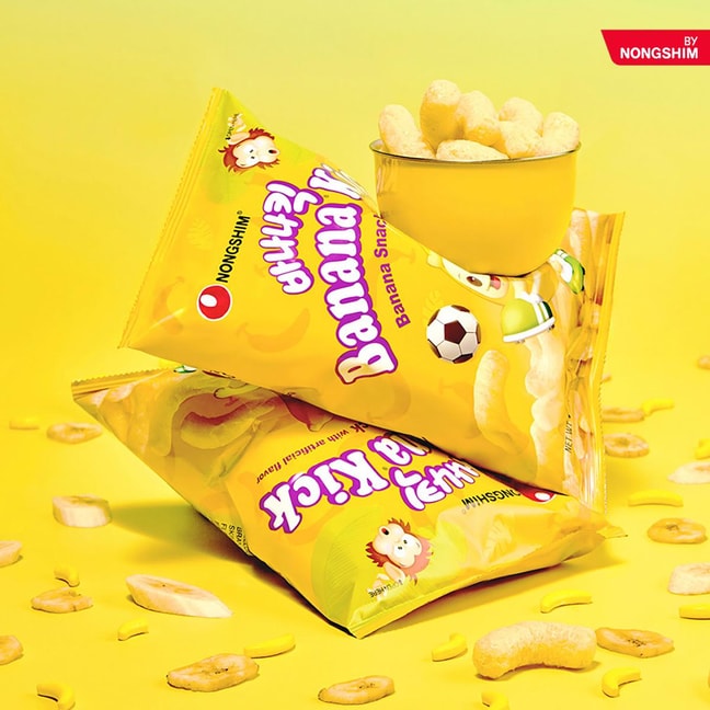 Banana Kick Corn Puffs Snack 1.58 oz[Jennie's Pick]