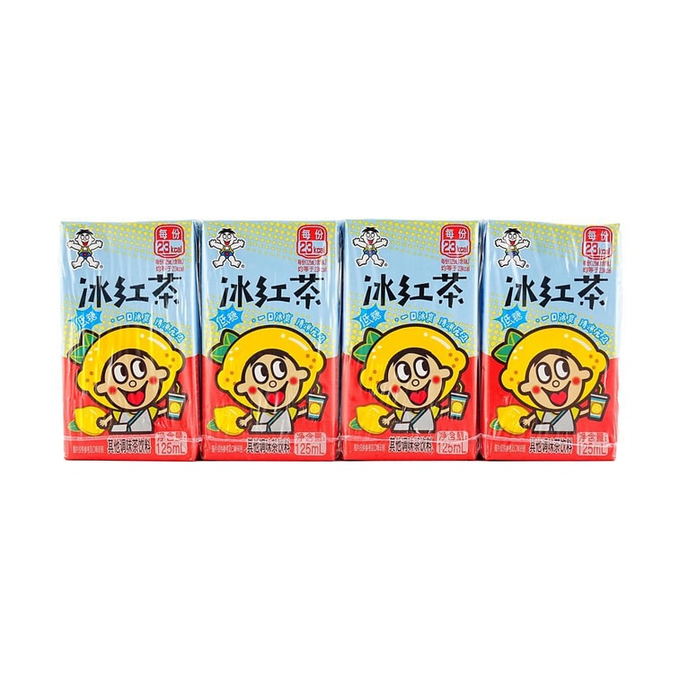 Iced Black Tea Beverage 4.23 fl oz * 4packs【Low Calories Low Sugar】 4