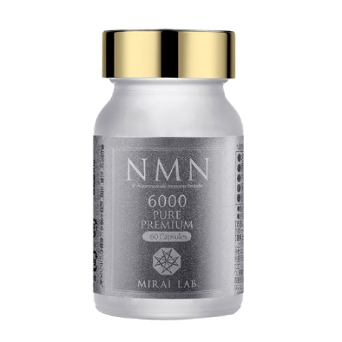 【日本直邮】新兴和制药 MIRAI LAB NMN6000 高纯度抗衰老 逆龄丸 60粒