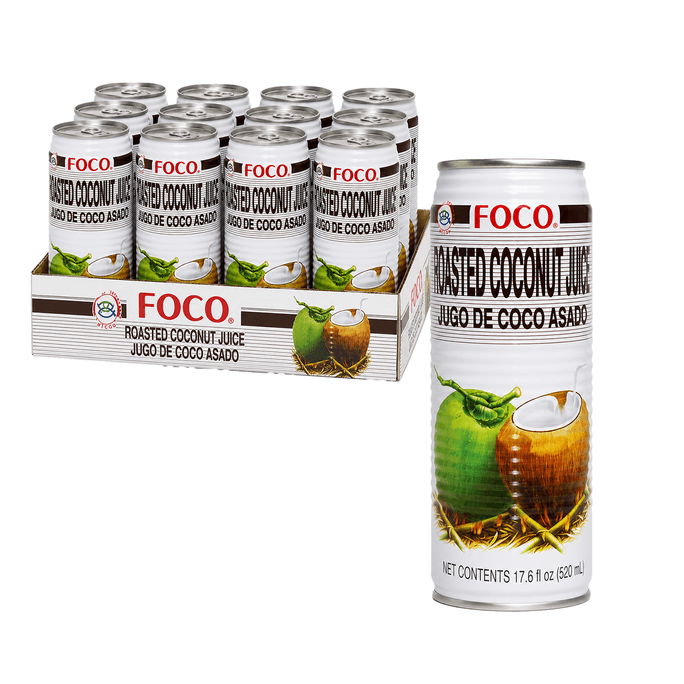 Roasted Coconut Juice, 520 mL Can, Pack of 12