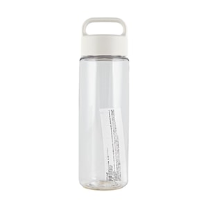 Portable Water Bottle, White, 500ml, Food-Safe, On-the-Go & Office