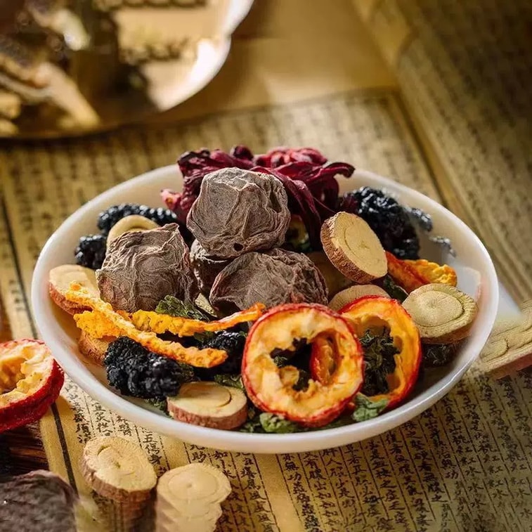 [정통 베이징 맛] 난징 통인탕 계화매실수프, 흑매실즙, 100g [새콤달콤하고 상큼하고 시원함] [여름철 더위 식히고 소화 촉진에 꼭 필요한 제품] 4