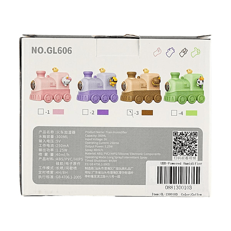 電車型加湿器 USB電源 コーヒー用 かわいいデザイン 14.7×10.5×12.7cm 9