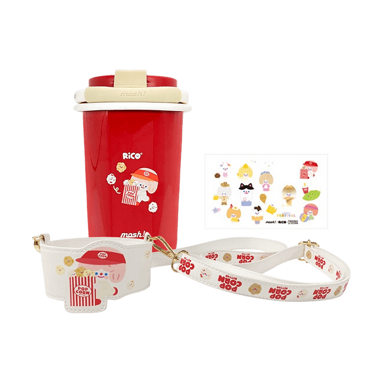 370ml cute milk coffee portable thermos