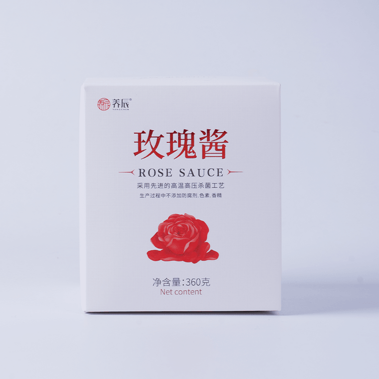 (临保特价 到期日期24/08/28)养辰 无添加玫瑰花酱 360g 高温杀菌 不添加防腐剂 色素 6