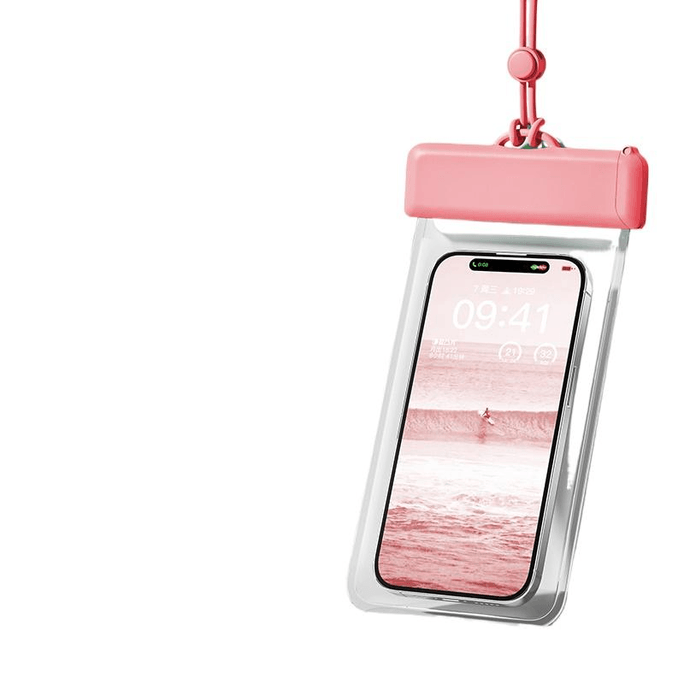 Mobile Waterproof Bag With Touch Screen Swimming Upgraded Ipx8 Waterproof 0 Delay Touch Screen Haitang Powder * 1
