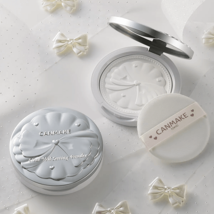 CANMAKE Clear Veil Setting Powder, 01 Mystic Clear【Oil Control