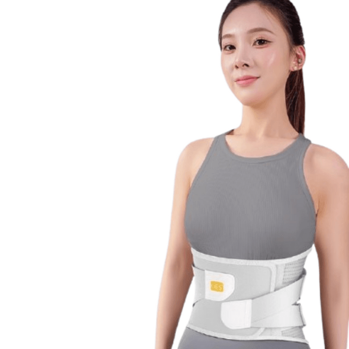 Waist support belt for men and women new generation - gray one size 1 piece