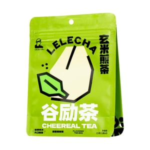 乐乐茶 谷励茶 玄米煎茶包 糙米绿茶抹茶 5包 15g【配料干净0添加】【清爽养生茶】