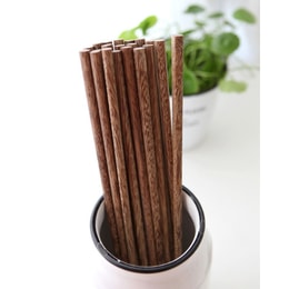 Natural Wenge Wood Chopsticks 10 Pairs