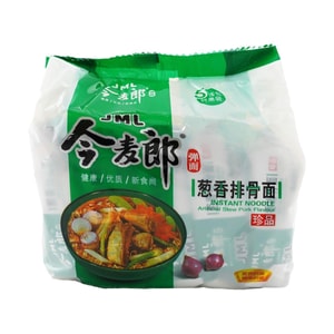 今麦郎 珍品系列方便面 葱香排骨味 特惠装 5包入