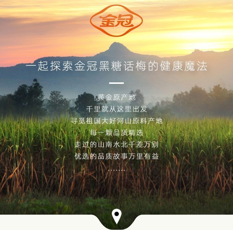  金冠 【白鹿同款】黑糖话梅糖老牌正宗网红糖果散装糖果喜糖硬糖过年必备糖果160g/袋  新年糖果