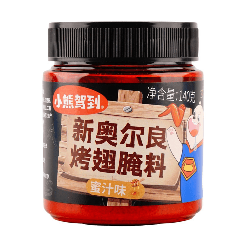 小熊驾到 新奥尔良烤翅腌料 蜜汁味  140g
