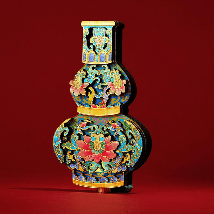 故宫 莲花 菊花 葫芦 旅行纪念品 * 1件 - Yami