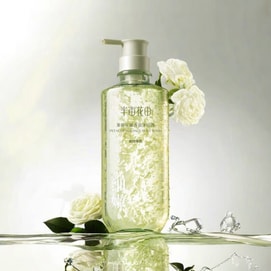 半亩花田 茉莉花真花瓣香氛沐浴露 氨基酸温和清洁 持久留香 角鲨烷 500ml #庭院茉莉 柔润细嫩【呵护干屑肌】