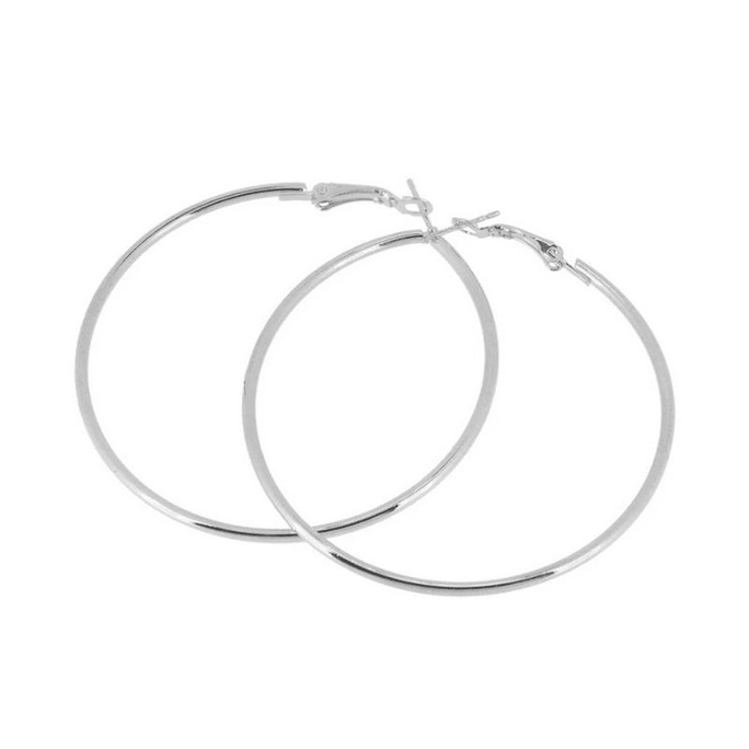 Standard hoop earrings【Silver】