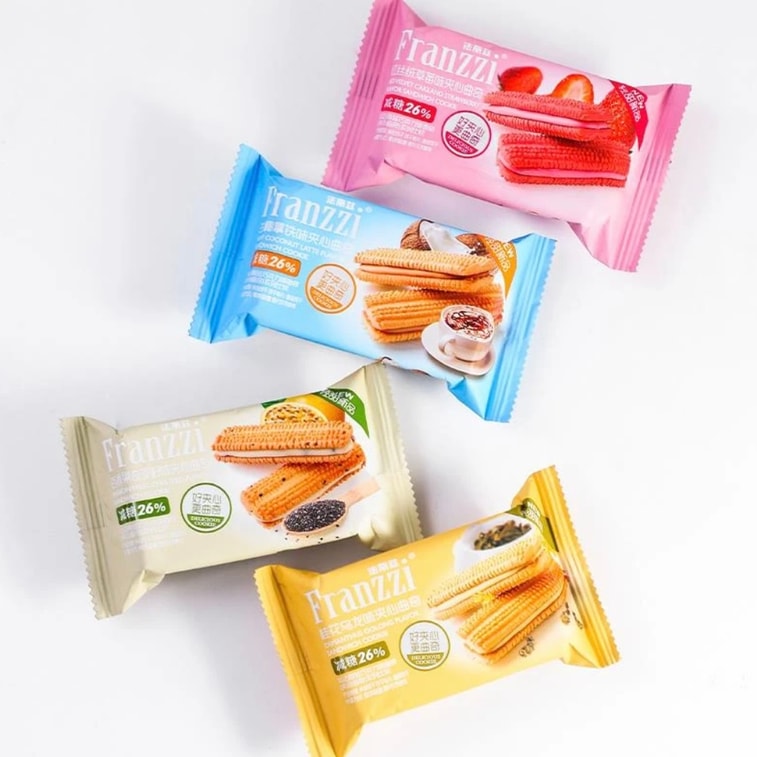 FRANZZI パッションフルーツチアシードサンドクッキー（10枚入り）【低糖クッキー ほんのり甘い新商品】 7