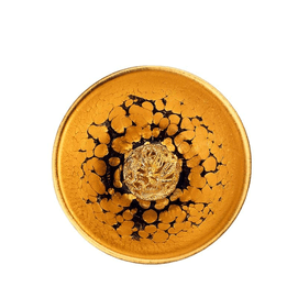 [중국 직배송] 고궁박물관 타오바오 | 심연 속 용검차 세트 선물 상자, 명차 찻잔, 황금 용검, 6*9cm