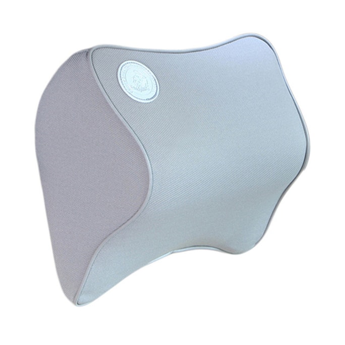 Cotton Memory Car Seat Neck Pillow Gray 1 Pcs