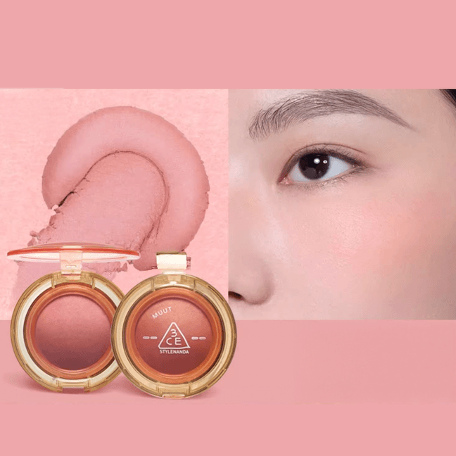 韩国3CE 全新好脸色多用膏 眼颊多用腮红膏 4.8g #03 BEIGE CRUSH 无尽夏 氛围色 原生健康红晕